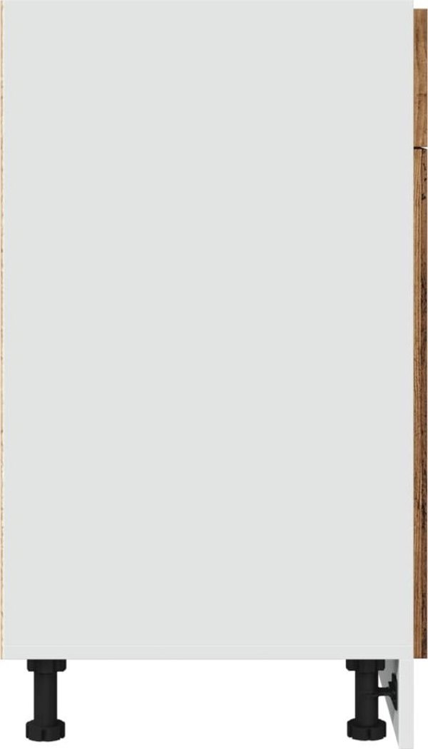 vidaXL Ντουλάπι με Συρτάρι, παλιό ξύλο, 50x46x81,5 εκ