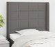 vidaXL vidaXL Κεφαλάρι uszak, σκούρο γκρι, 83x16x118/128 cm, ύφασμα