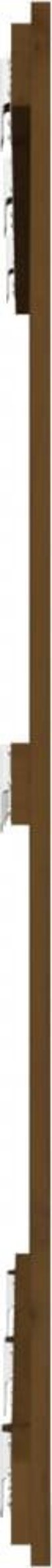 Κεφαλάρι κρεβατιού vidaXL, μέλι-καφέ, 127,5x3x110 εκ, πεύκο