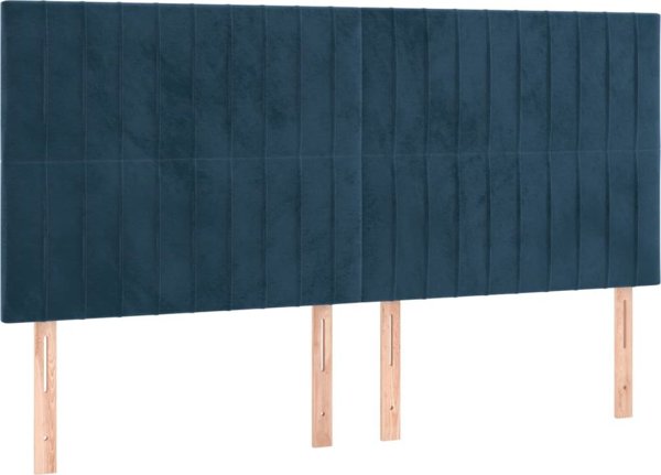 vidaXL Ζέργλωματα, 4 τεμ, σκορομπλε, 100x5x78/88 cm, ατλαζι υφασμα