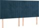 vidaXL Ζέργλωματα, 4 τεμ, σκορομπλε, 100x5x78/88 cm, ατλαζι υφασμα