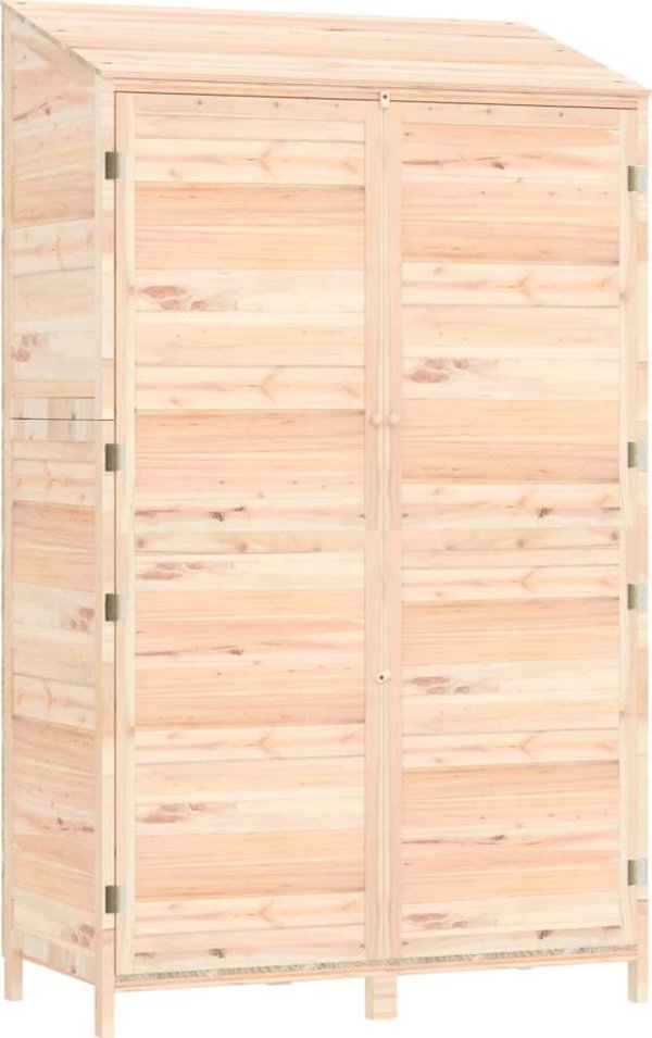 vidaXL Κήπου Αποθήκη, 102x52x174,5 εκ, μασίφ ξύλο έλατου
