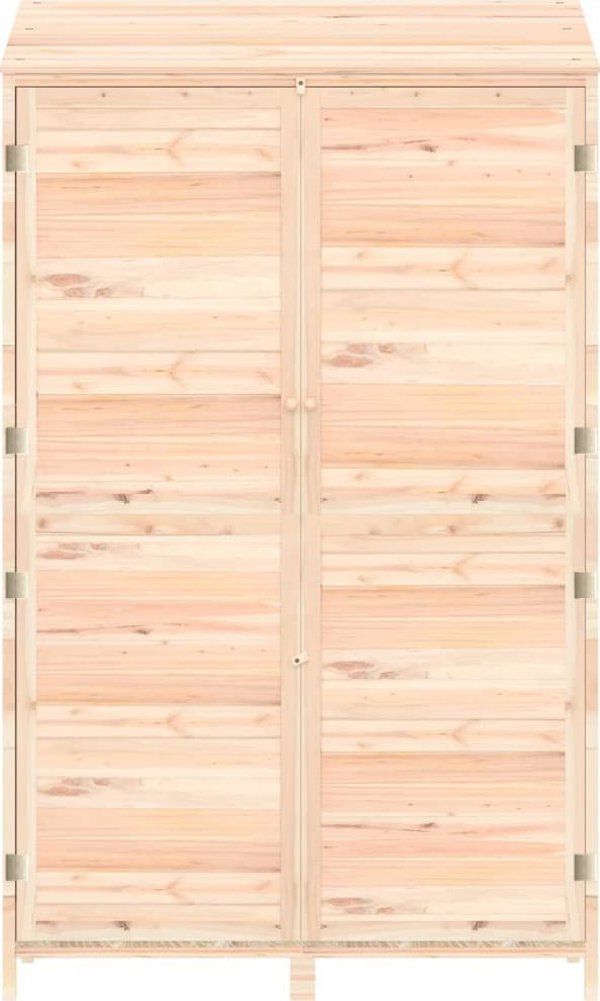 vidaXL Κήπου Αποθήκη, 102x52x174,5 εκ, μασίφ ξύλο έλατου