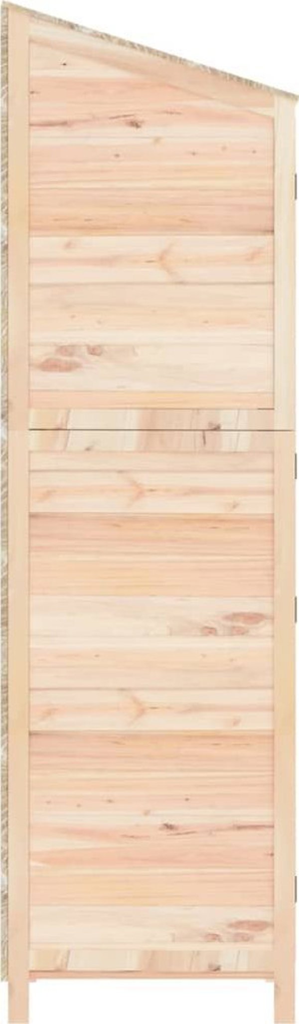 vidaXL Κήπου Αποθήκη, 102x52x174,5 εκ, μασίφ ξύλο έλατου