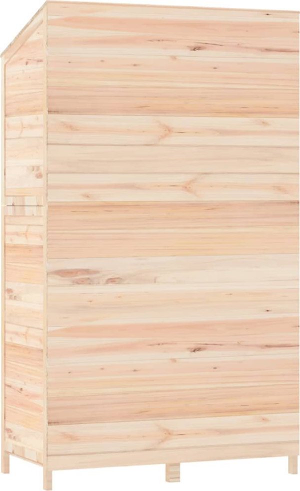 vidaXL Κήπου Αποθήκη, 102x52x174,5 εκ, μασίφ ξύλο έλατου
