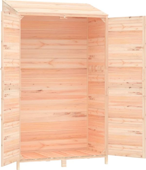 vidaXL Κήπου Αποθήκη, 102x52x174,5 εκ, μασίφ ξύλο έλατου