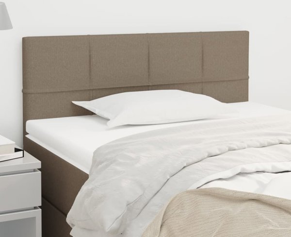 vidaXL Μαξιλάρι κεφαλαριού taupe 80x5x78/88 cm ύφασμα