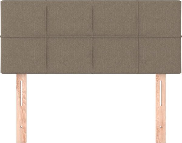 vidaXL Μαξιλάρι κεφαλαριού taupe 80x5x78/88 cm ύφασμα