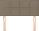 vidaXL Μαξιλάρι κεφαλαριού taupe 80x5x78/88 cm ύφασμα