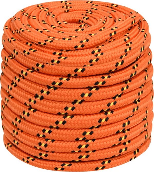 vidaXL Ναυτιλιακό Σχοινί, Πορτοκαλί, 18 mm, 100 m, Πολυπροπυλένιο