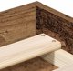 vidaXL Βάση Κρεβατιού από Παλαιωμένο Ξύλο 120x200cm, Χωρίς Στρώμα