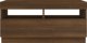 vidaXL Έπιπλο TV με φωτισμό LED, καφέ δρυς, 80x35x40 εκ