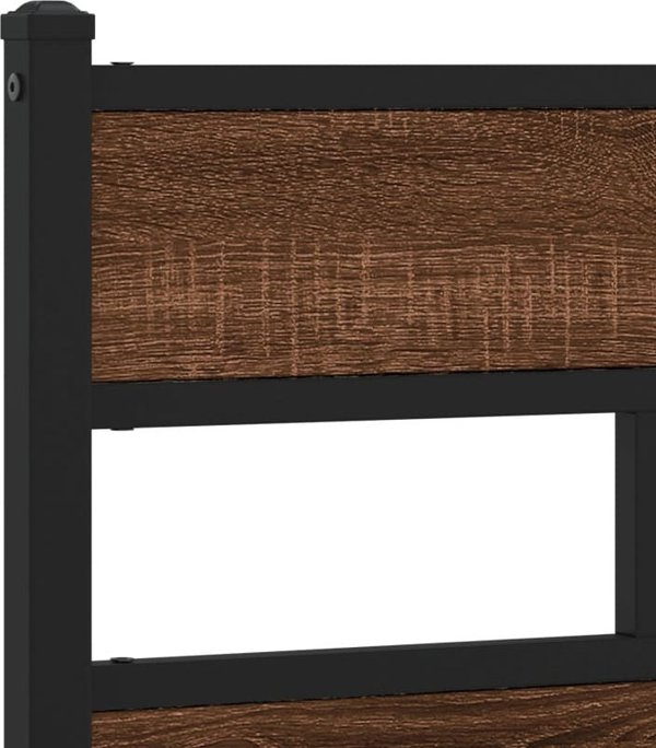 vidaXL Κρεβάτι χωρίς στρώμα, καφέ βελανιδιά, 150x200 εκ.