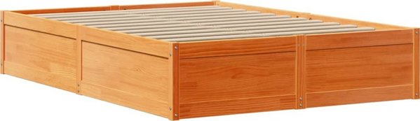 vidaXL Ξύλινη βάση κρεβατιού 140x190 εκ. από μασίφ πεύκο