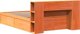 vidaXL Ξύλινη βάση κρεβατιού 140x190 εκ. από μασίφ πεύκο