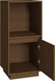 vidaXL Szakka miodowy braz 38x35x80 cm lite drewno sosnowe