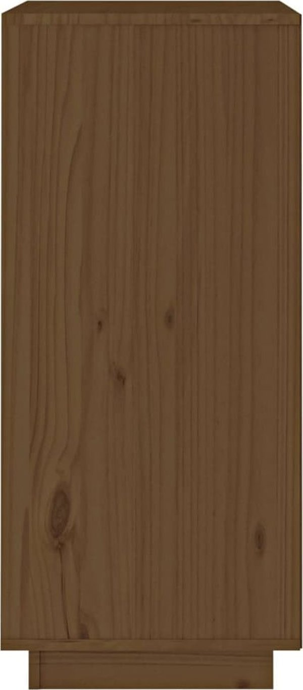 vidaXL Szakka miodowy braz 38x35x80 cm lite drewno sosnowe