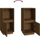 vidaXL Szakka miodowy braz 38x35x80 cm lite drewno sosnowe
