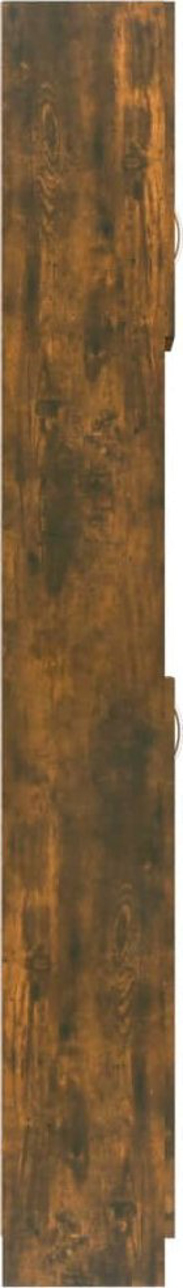 vidaXL Ντουλάπι μπάνιου, καπνιστή δρυς, 32x25,5x190 cm