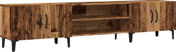vidaXL Έπιπλο TV, παλιό ξύλο, 180x31,5x40 cm, ξυλώδες υλικό