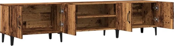 vidaXL Έπιπλο TV, παλιό ξύλο, 180x31,5x40 cm, ξυλώδες υλικό