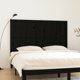 vidaXL Κεφαλάρι κρεβατιού, μαύρο, 185x3x110 εκ, από μασίφ πεύκο