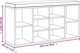 vidaXL Πάγκος με χώρο για παπούτσια, μαύρος, 103x30x48 cm
