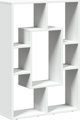 vidaXL Ραφιέρα, Λευκή, 63x20x90 εκ., Κατασκευασμένη από Ξυλοπαραγωγικό Υλικό