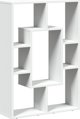 vidaXL Ραφιέρα, Λευκή, 63x20x90 εκ., Κατασκευασμένη από Ξυλοπαραγωγικό Υλικό