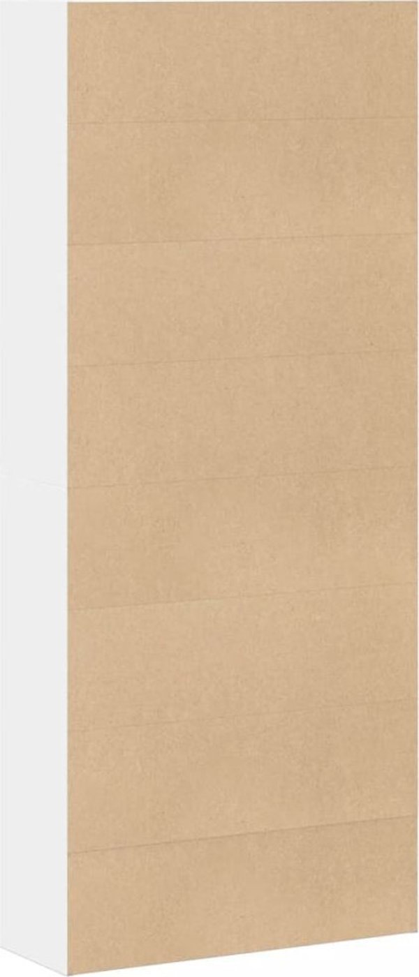 vidaXL Ράφι για Βιβλία, Λευκό, 80x30x189 cm, Υλικό Ξύλου