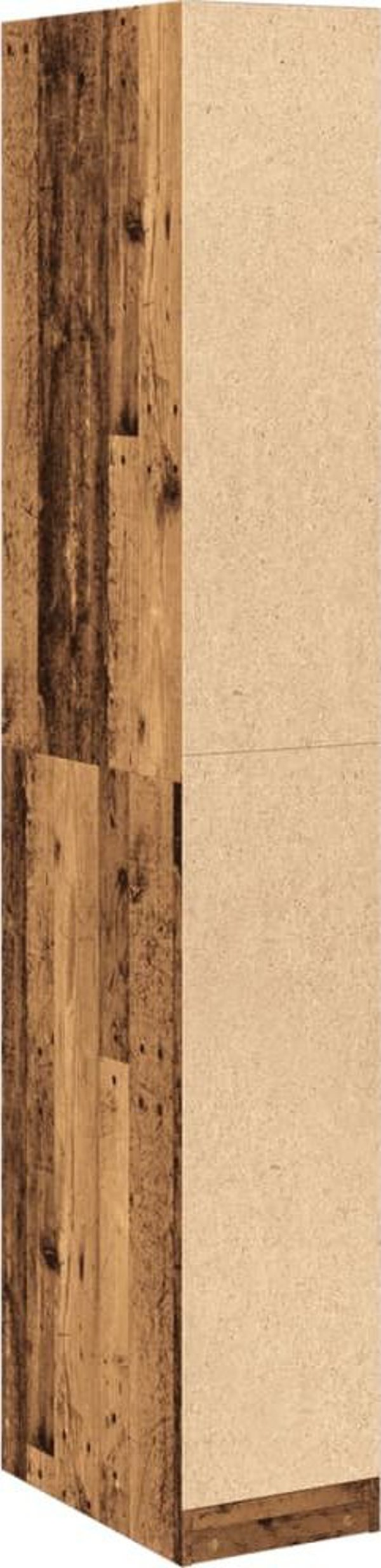 vidaXL Ντουλάπα, παλιό ξύλο, 30x50x200 εκ, συνθετικό ξύλο