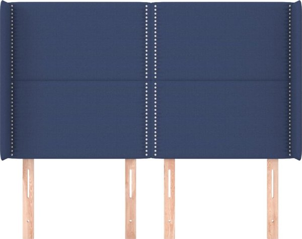 vidaXL Επικεφαλαρίδα uszak Μπλε 147x16x118/128 εκ Ύφασμα