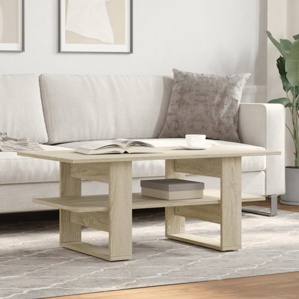 vidaXL Τραπεζάκι καφέ, δρυς σονόμα, 102x55x42 εκ., σύνθετο ξύλο