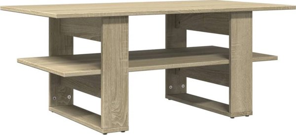 vidaXL Τραπεζάκι καφέ, δρυς σονόμα, 102x55x42 εκ., σύνθετο ξύλο