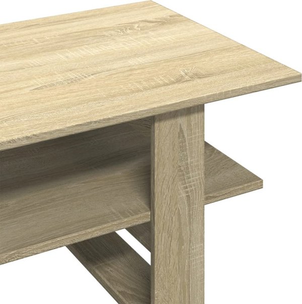 vidaXL Τραπεζάκι καφέ, δρυς σονόμα, 102x55x42 εκ., σύνθετο ξύλο