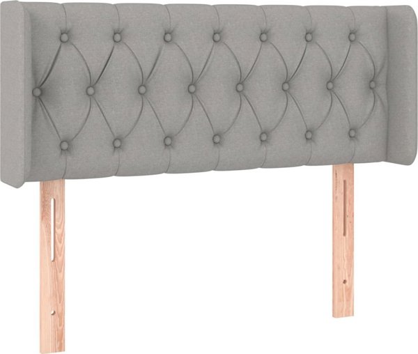 vidaXL Zaglohek Uszak, Jasnoskuro, 93x16x78/88 cm, Yfasma