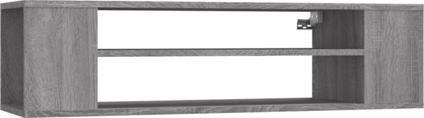 vidaXL Wiszaca szafka pod TV, szary dab sonoma, 100x30x26,5 cm