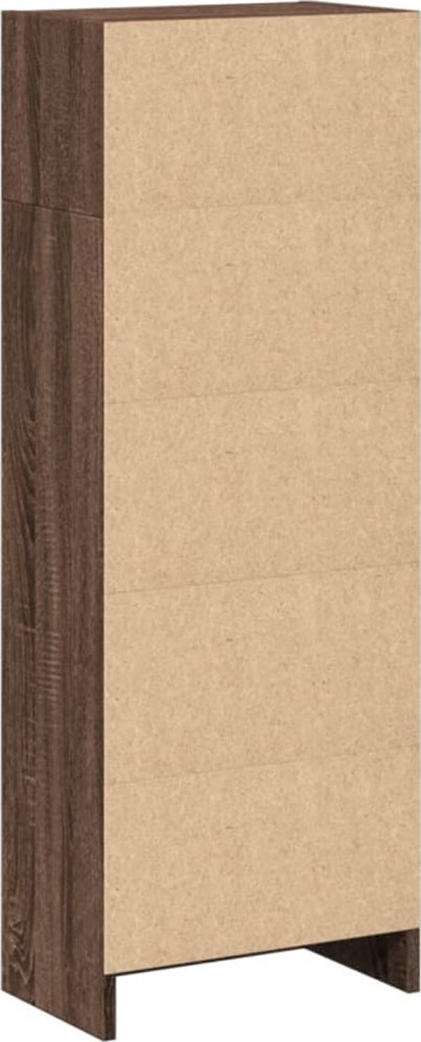 vidaXL Rafi se Kafe Dry 40x24x109 ek. apo Xylopoias Yliko