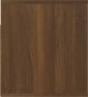 vidaXL Κρεμαστό κομοδίνο, καφέ δρυς, 50x36x40 εκ.