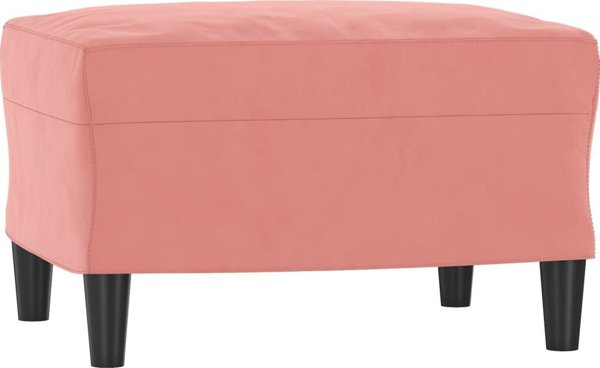 vidaXL Υποπόδιο, Ροζ, 60x50x41 εκ, Βελούδο