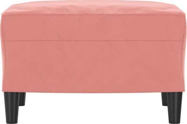 vidaXL Υποπόδιο, Ροζ, 60x50x41 εκ, Βελούδο