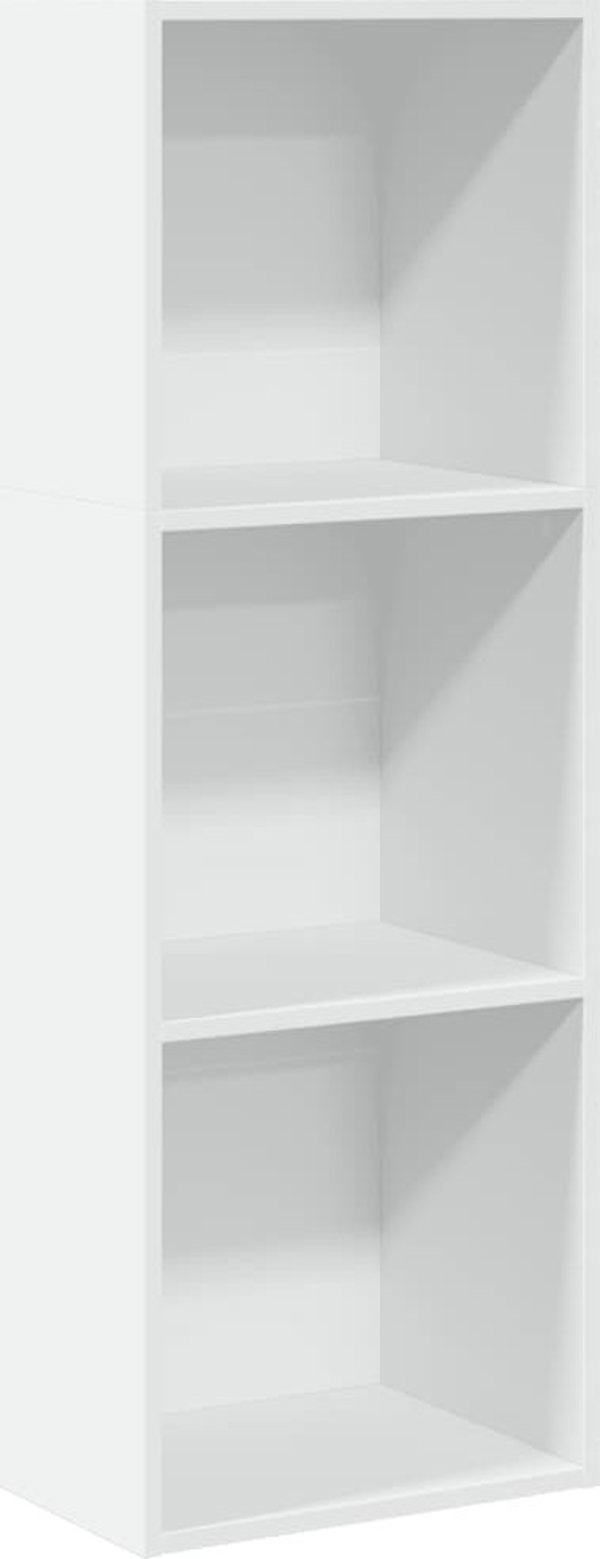 vidaXL Ράφι βιβλίων, λευκό, 40x30x114 cm