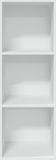 vidaXL Ράφι βιβλίων, λευκό, 40x30x114 cm