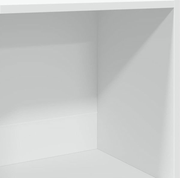vidaXL Ράφι βιβλίων, λευκό, 40x30x114 cm