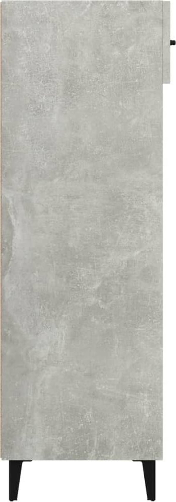 vidaXL Ντουλάπι παπουτσιών, γκρί μπετόν, 60x35x105 cm
