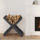 vidaXL vidaXL Stojak na drewno, szary, 47x39,5x48 cm, drewno sosnowe