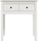 vidaXL Κονσόλα λευκή, 70x35x75 εκ., μασίφ ξύλο πεύκου