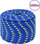 vidaXL Ναυτικό σχοινί, μπλε, 14 mm, 100 m, πολυπροπυλένιο
