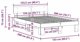 vidaXL Πλαίσιο κρεβατιού με κεφαλάρι Λευκό 150 x 200 cm Ελαφρύ ξύλο πεύκου