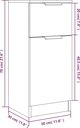 vidaXL Szakka apli 30x30x70 cm ylika mxeidomenhs proelefshs